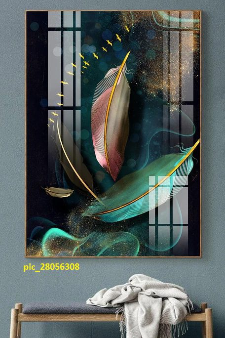 Tranh nghệ thuật lông vũ pic_28056308