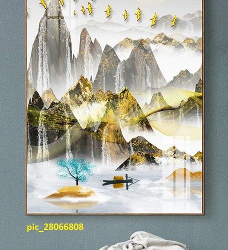 Núi non hùng vĩ và người lái đò pic_28066808
