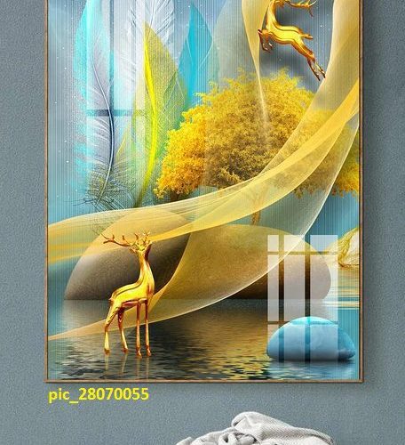 Tranh tráng gương nai tài lộc pic_28070055