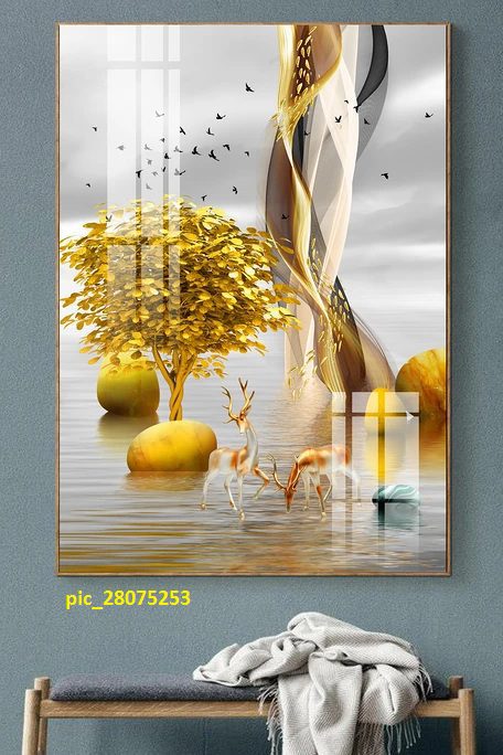 Tranh tráng gương cây tài lộc pic_28075253