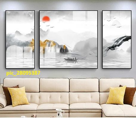 Tranh tráng gương sơn thủy pic_28095387