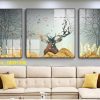 Tranh trừu tượng hình đầu nai pic_28095396