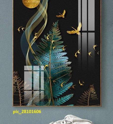 Lá cây nghệ thuật và én vàng pic_28101606