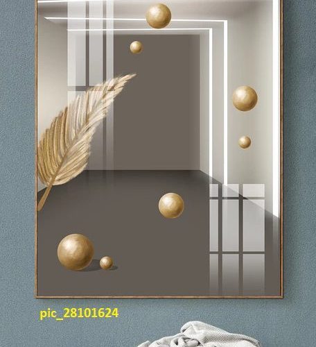 Tranh trừu tượng hình chiếc lá pic_28101624
