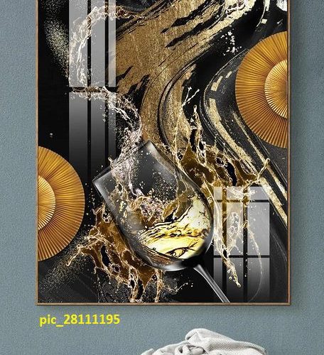 Tranh trừu tượng ly rượu vang pic_28111195