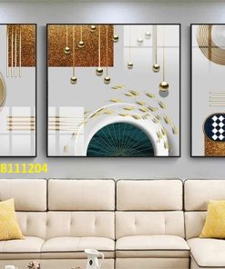 Tranh trừu tượng đàn cá vàng pic_28111204