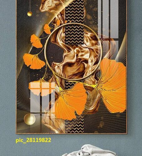 Tranh trừu tượng lá rẻ quạt pic_28119822