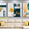 Tranh tráng gương nai và hình khối pic_28124152