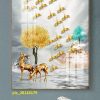 Tranh tráng gương hươu vàng pic_28124179