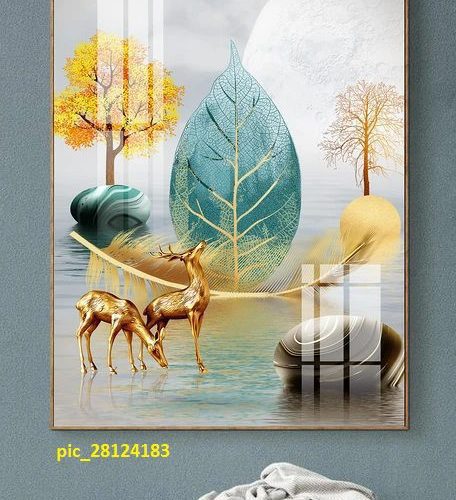 Tranh tráng gương chiếc lá nghệ thuật pic_28124183