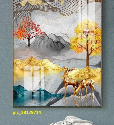 Tranh tráng gương nghệ thuật núi non pic_28129714