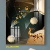Tranh trừu tượng đàn bướm vàng pic_28133399
