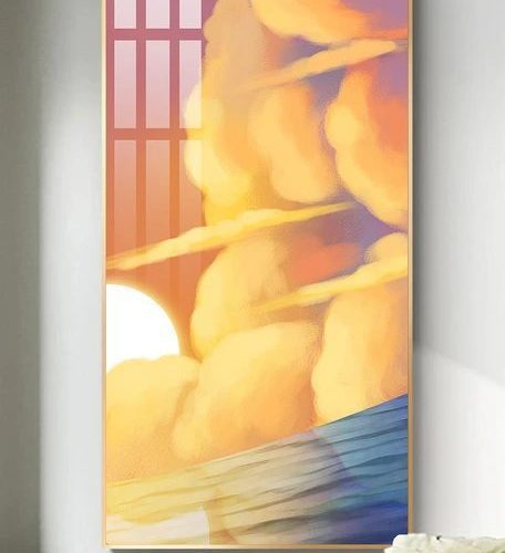 Tranh 3D cảnh đẹp hoàng hôn pic_28133709