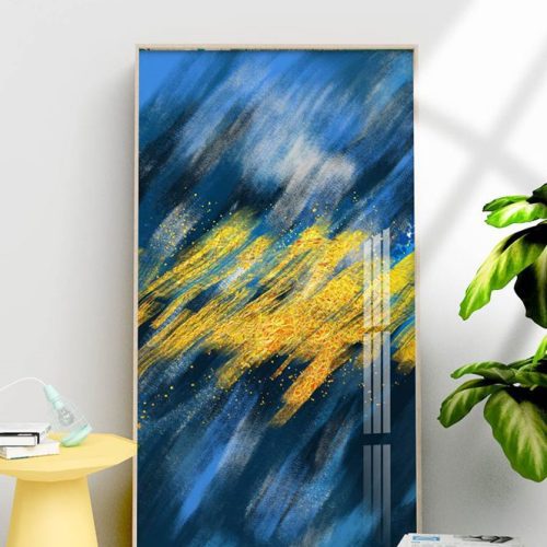 Tranh trừu tượng ánh vàng FT10380
