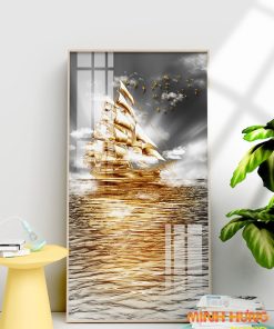 Tranh treo tường 3D tráng gương FT10448
