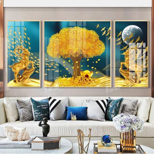 Tranh 3D cây tài lộc HD40257