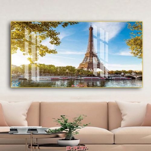 Tranh tráng gương tháp Eiffel PC197