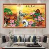Tranh 3D chim công uyên ương CC360