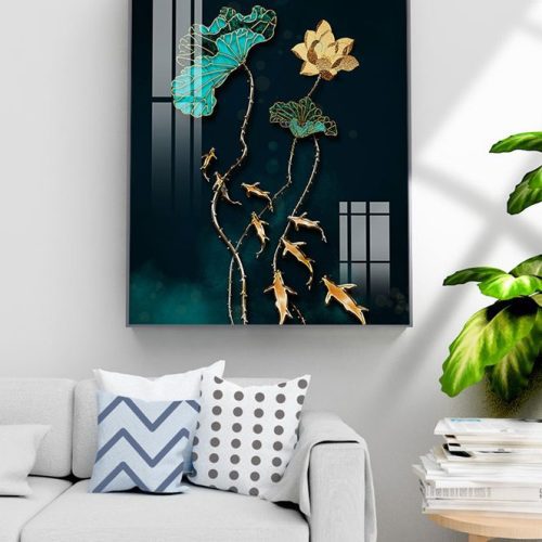 Tranh cửu ngư FT10309