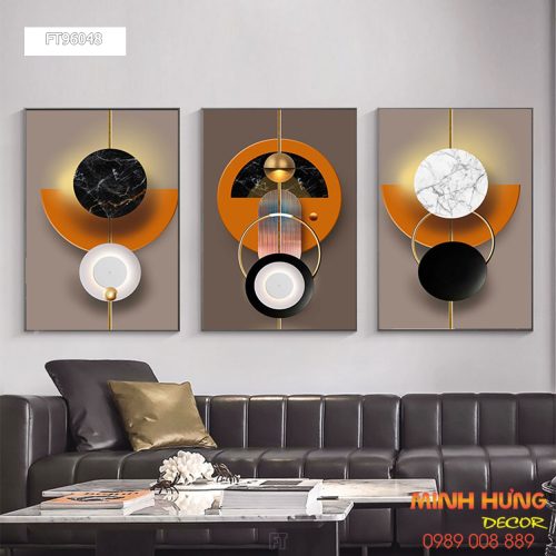 Tranh hình khối hiện đại FT96048