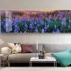 Tranh tráng gương hoa lavender SNO 16138