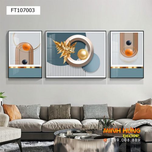 Tranh hiện đại quả cầu FT107003