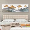 Tranh tráng gương phong cảnh hồ FT41748