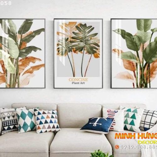 Tranh ghép treo tường phòng khách