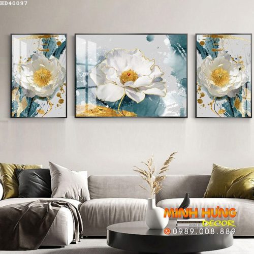 Tranh ghép treo tường phòng khách