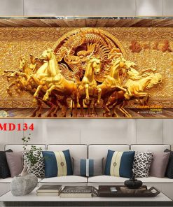 Tranh treo tường Bát Mã M134