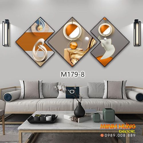 M1798 Tranh Vòng Tròn Nghệ Thuật Đặc Sắc