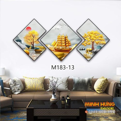 M18313 Tranh Thuận Buồm Xuôi Gió