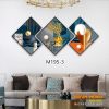 M1953 Tranh Hươu Và Lá Vàng Nghệ Thuật