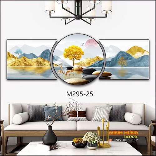 M29525 Tranh Đá Và Núi Non Hùng Vĩ