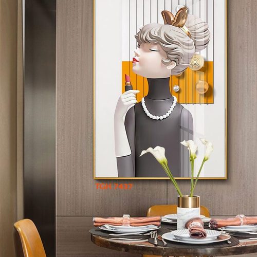 TGH7437 Tranh Decor Phủ Gương Hiện Đại