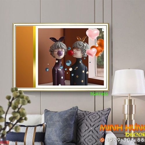 TGH7455 Tranh Decor 2 Cô Gái