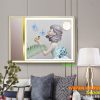 TGH7459 Tranh Decor Phủ Gương Hiện Đại
