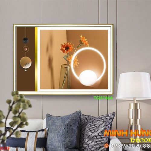 TGH7464 Tranh Decor Phủ Gương Hiện Đại