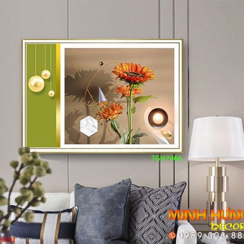 TGH7466 Tranh Decor Phủ Gương Hiện Đại