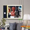 TGH7471 Tranh Tượng Decor Phủ Gương Hiện Đại
