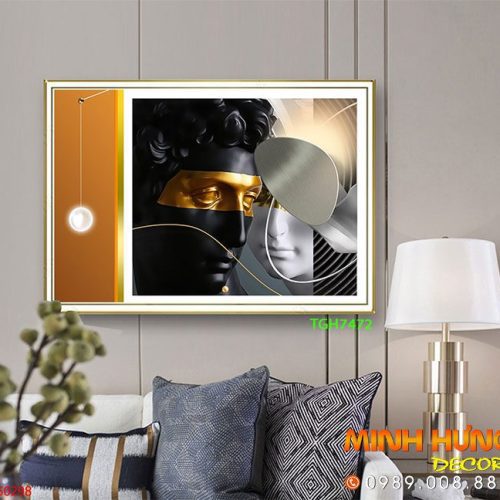 TGH7472 Tranh Decor Phủ Gương Hiện Đại