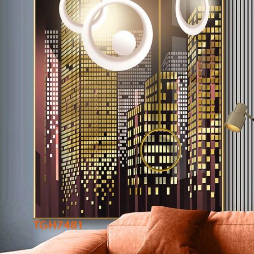TGH7482 Tranh Decor Phủ Gương Hiện Đại