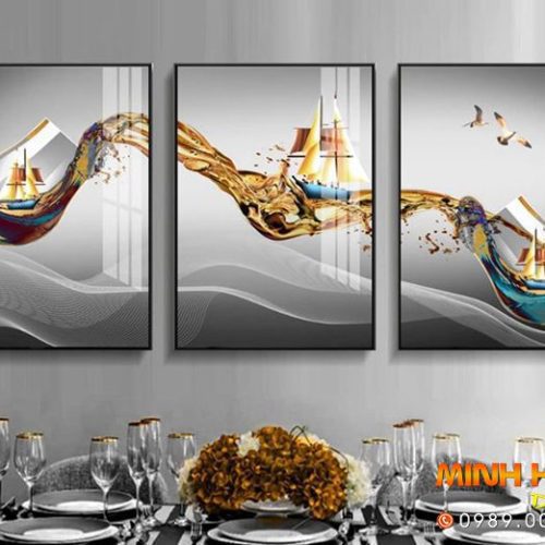 SNO3006 Tranh ly và thuyền cực đẹp