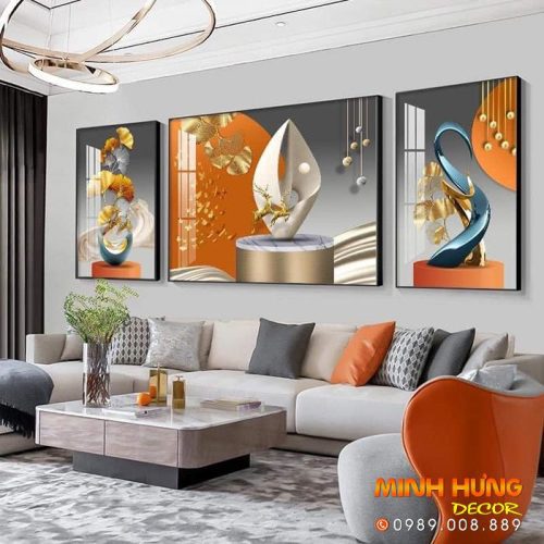 Tranh hiện đại pha lê gương FT120445