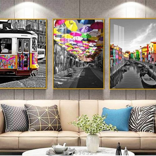 Tranh decor phong cảnh Hội An FT103632