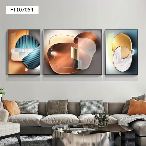 Tranh tran gương hình decor FT107054