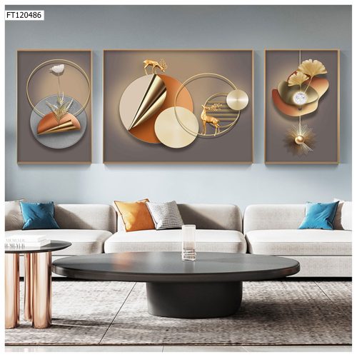Tranh tráng gương hình decor FT120486