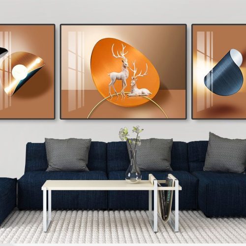 Tranh tráng gương hình decor KF94892