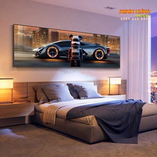 Tranh treo đầu giường phòng ngủ Minh Hưng Decor