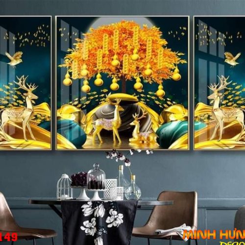 tranh hiện đại pha lê gương hot TK149